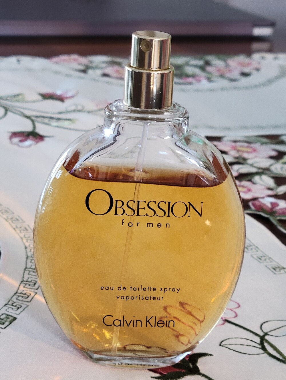 Calvin Klein Obsession for Men By Calvin Klein,Eau De Toilette 80%full.4.fl Oz